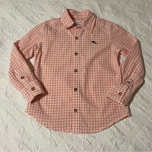 Tommy Bahama Boys Coral Gingham Shirt